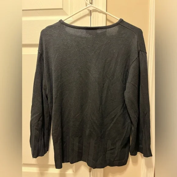 Vintage 90s black cardigan size large - Picture 5 of 5